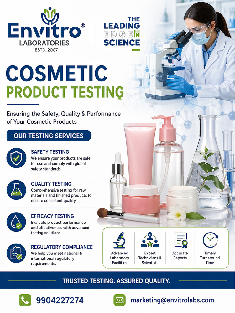 Cosmetic Product Testing Services