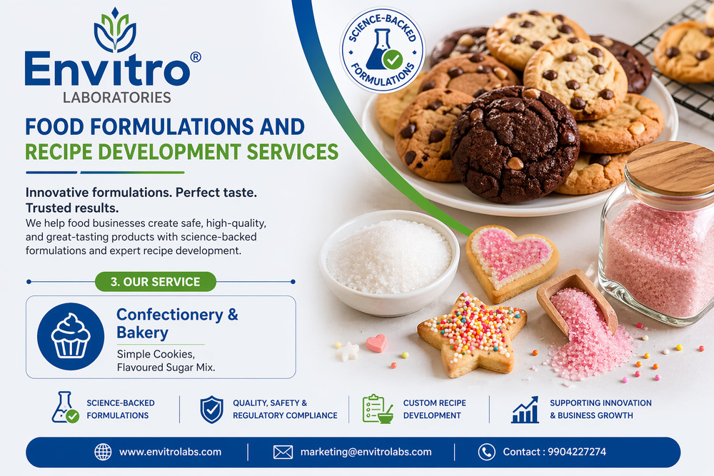 Confectionery & Bakery Formulation & Development Services