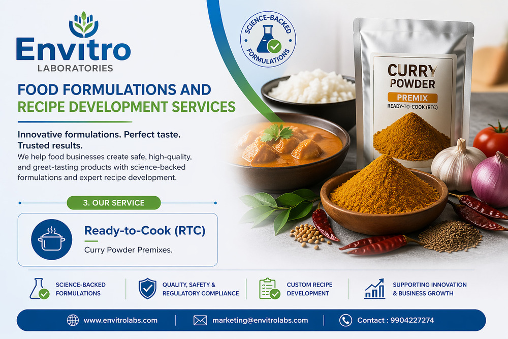 Dessert & Jelly Mixes Formulation & Development सेवाएं