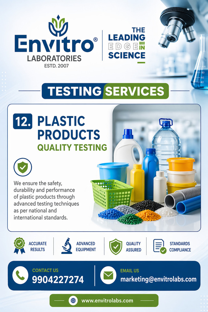 Plastic Products Quality Testing Services