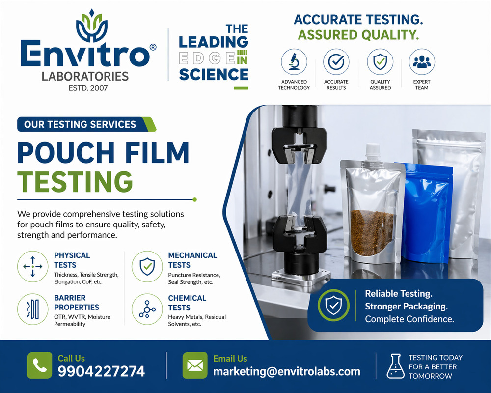 Pouch Film Testing Services
