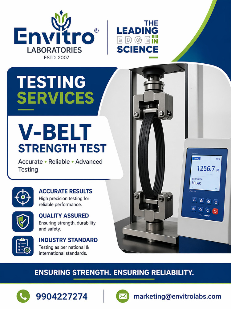 V-Belt Strength Testing Services