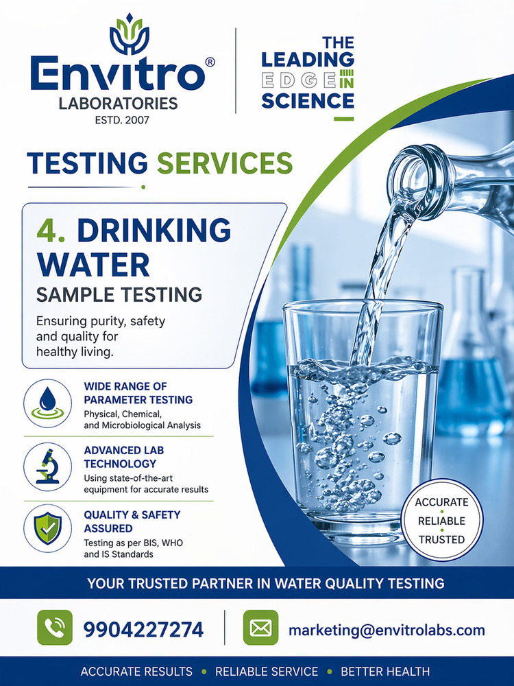 Drinking Water Sample Testing Service