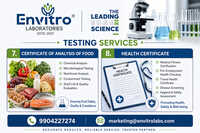 Certificate Of Analysis & Health Testing Service