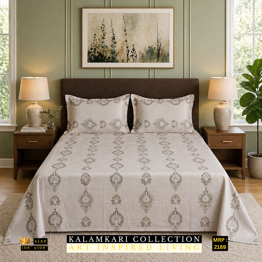 Kalamkari Bedsheets