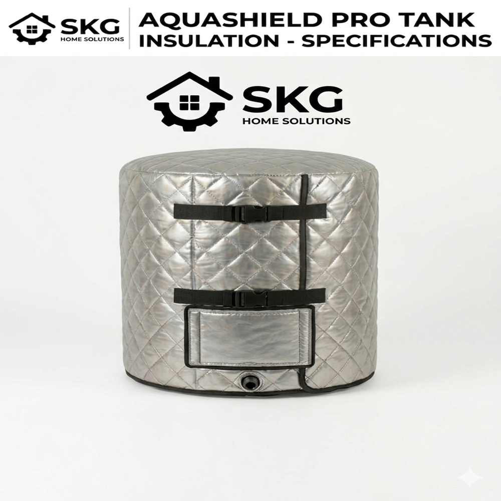 Water Tank Insulation Covers | Thermal & Uv Protection | Custom Sizes Available - Color: Silver