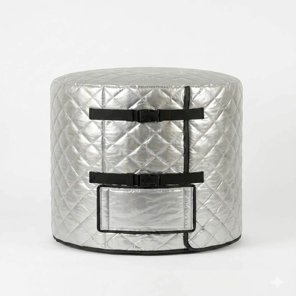 Water Tank Insulation Covers | Thermal & Uv Protection | Custom Sizes Available - Color: Silver