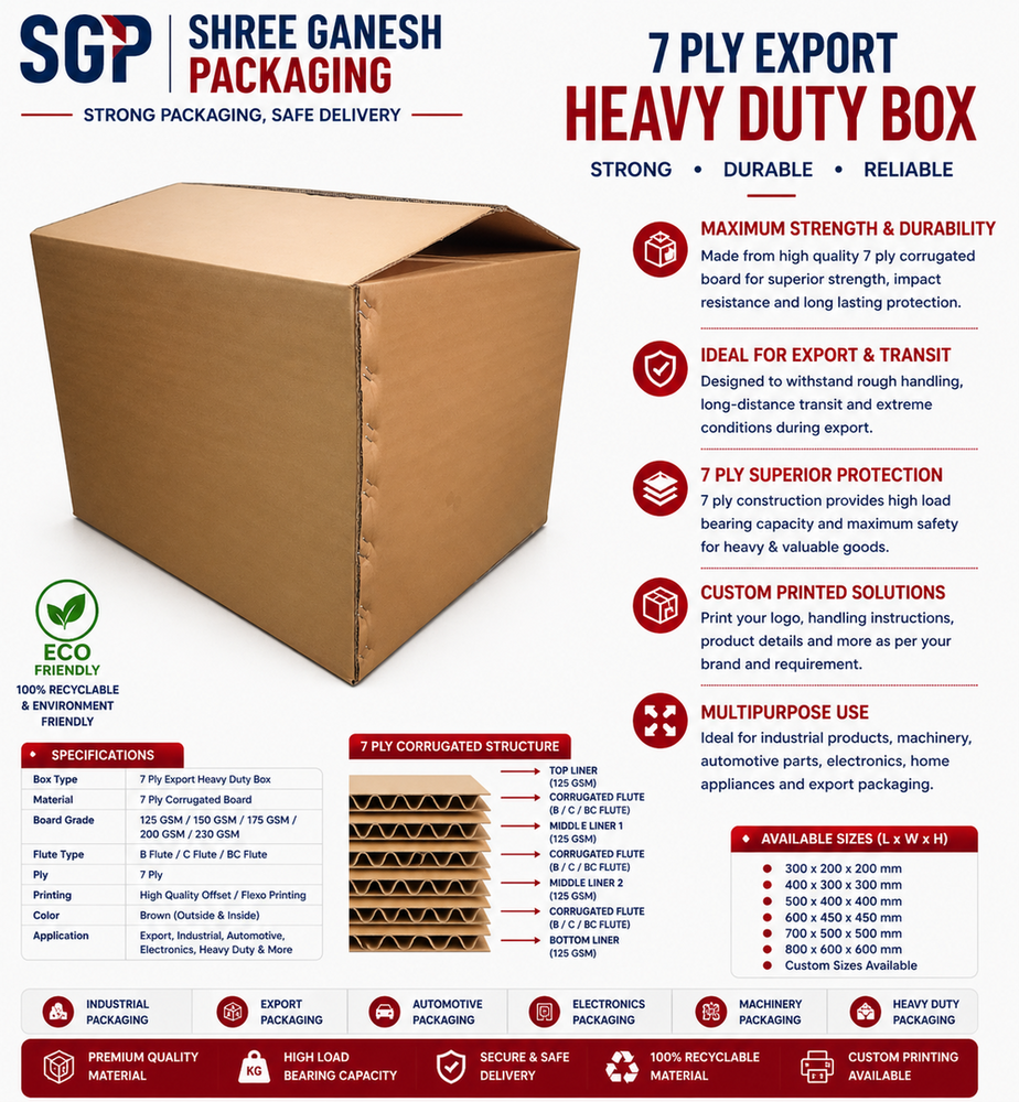 7 ply Export Heavy Duty Box