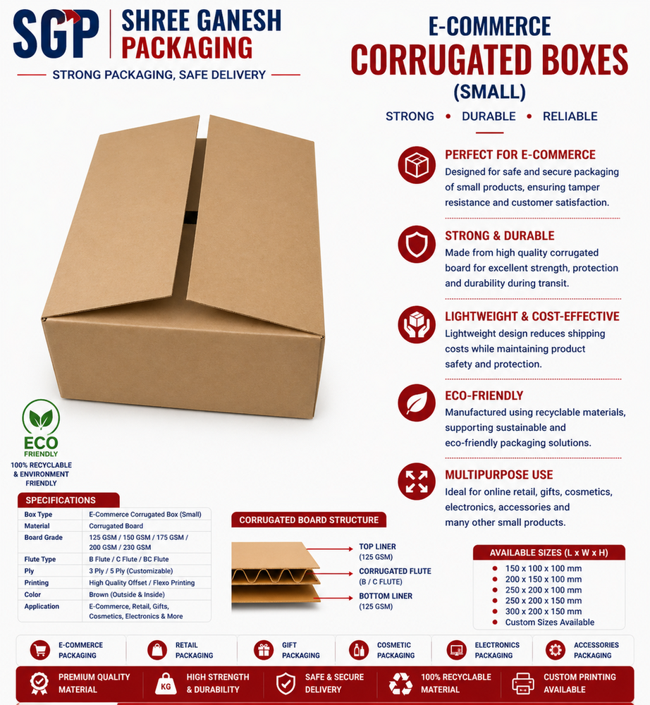 E-Commerce Corrugated Boxes ( Small )