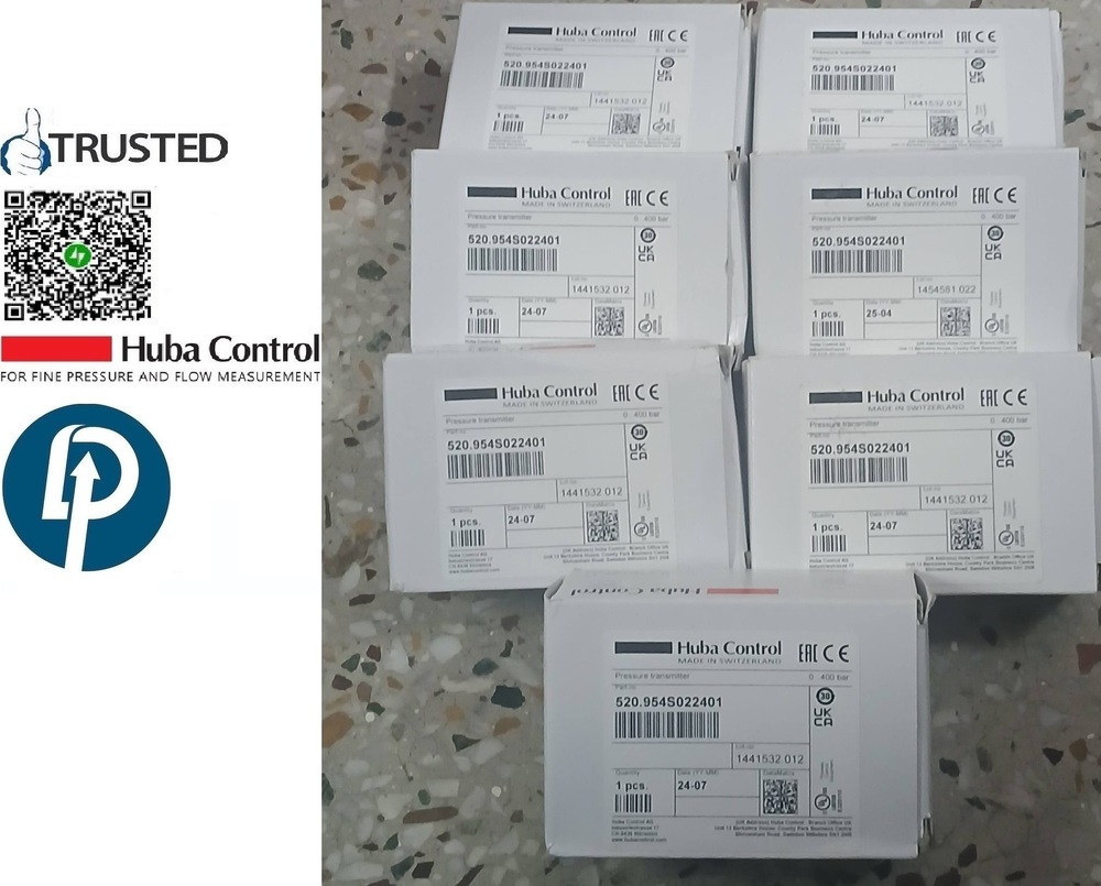 Huba>> Relative Pressure Transmitter Model > 520.954S022401 > RANGE 0-400 BAR Output 0 To 10 VDC