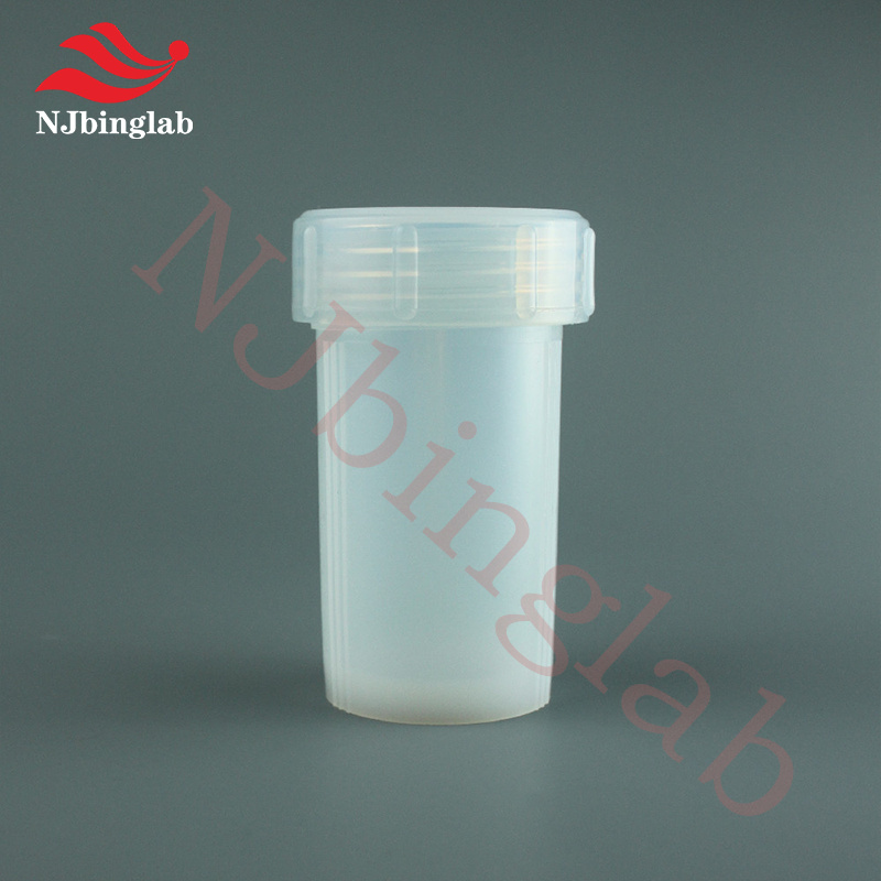 PFA jar 120ml, U/V/flat bottom, with screw cap