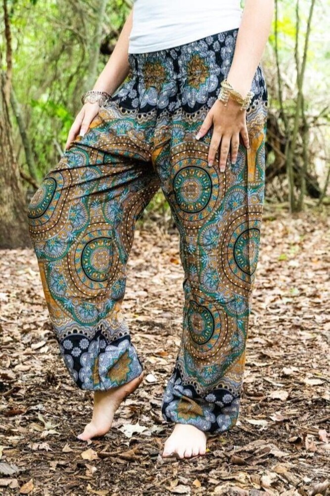 Ladies Boho Breeze Printed Palazzo Pants