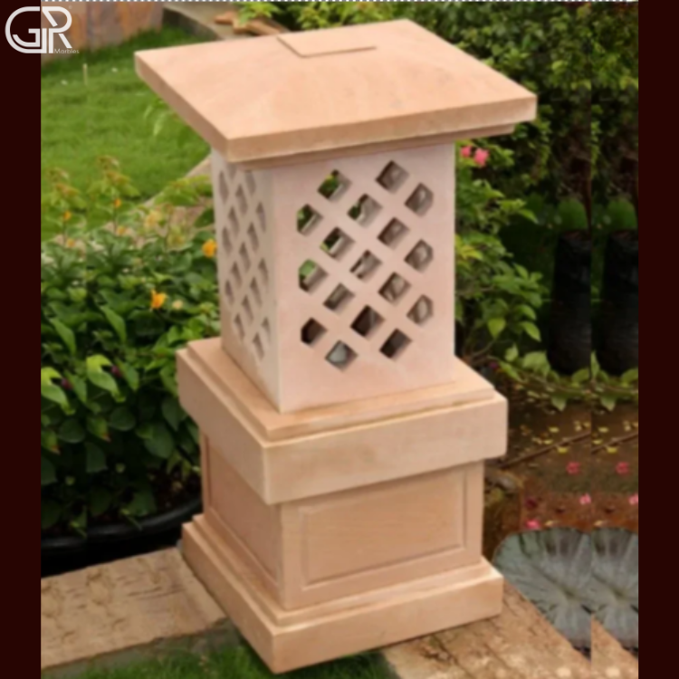 Pink Sandstone Lamp