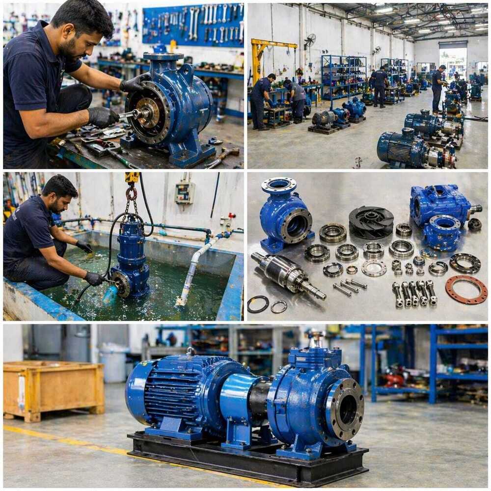 Submersible Pump Repairing Services