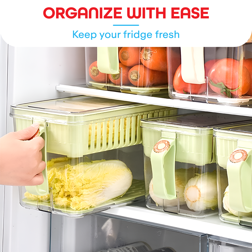 Prime Pick Fruits Organizer 4Layer Green