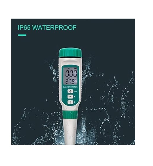 True Sense Salinity Meter Portable Digital Salinity Meter Aquaculture, AR8012