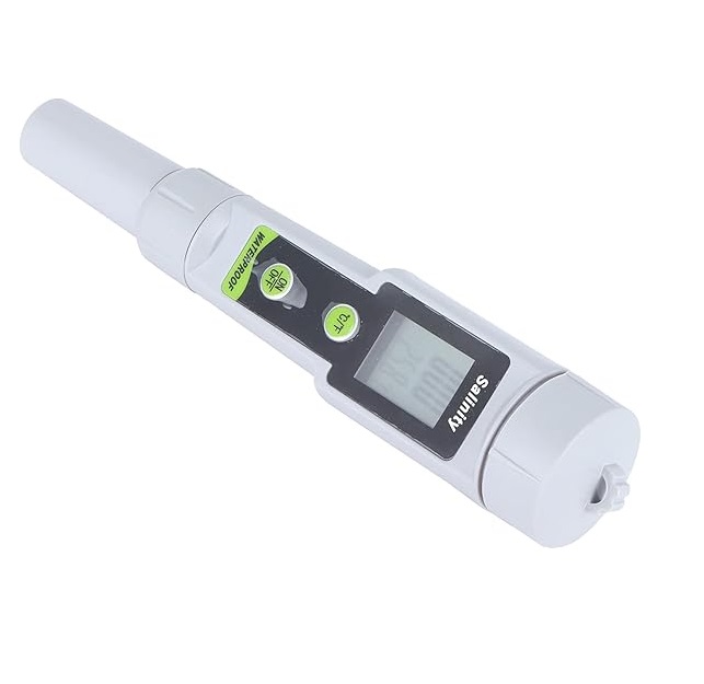 Salinity Meter, Seawater Hydrometer, Salt Content Detection in Brine, for Pools, Aquarium, SM-01