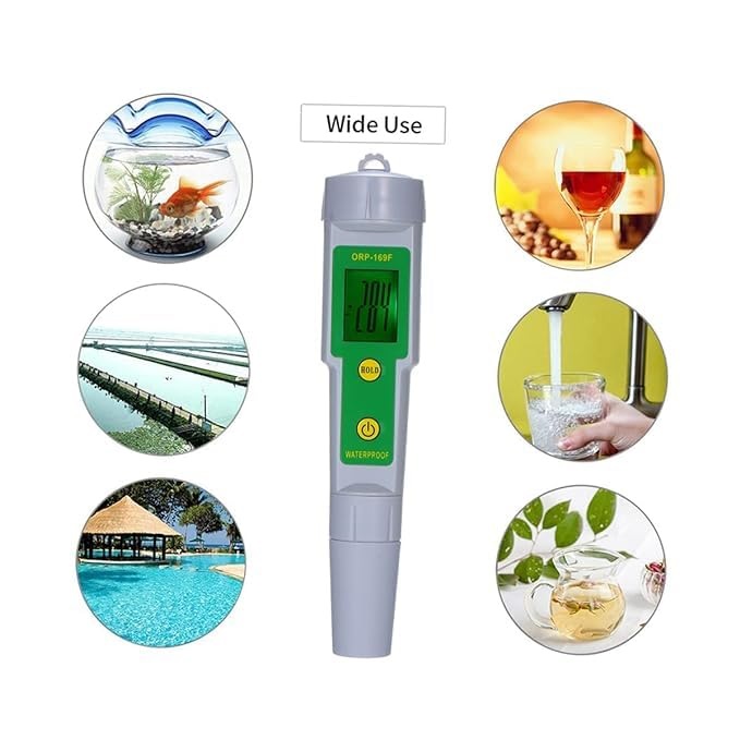 True Sense Portable Pen ORP Meter Redox Potential Tester Negative Potential Pen Tester ORP Meter, ORP-169E