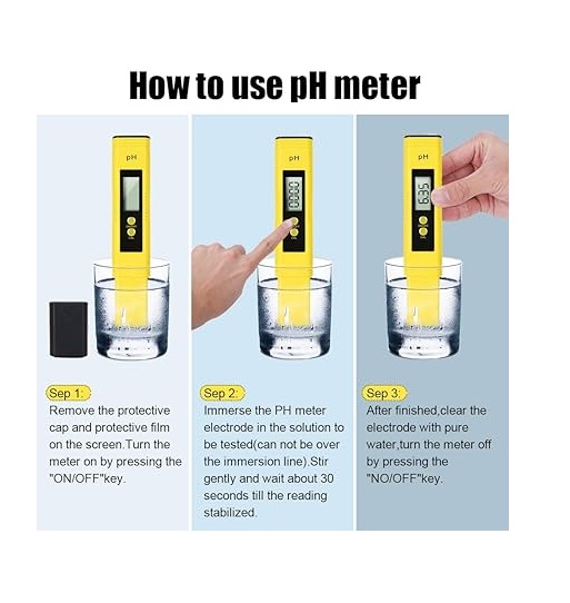True Sense Professional Portable Ph Meter,range 0.0-14.0ph Pen Type Digital Ph Tester, PH-02