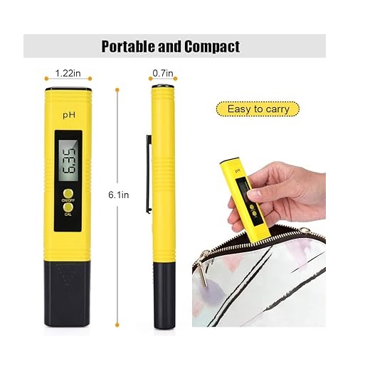 True Sense Professional Portable Ph Meter,range 0.0-14.0ph Pen Type Digital Ph Tester, PH-02