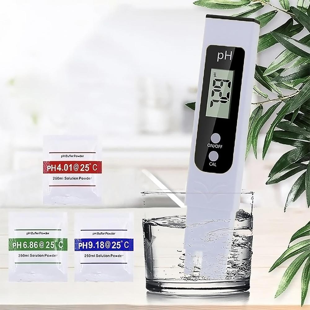 True Sense Digital Ph Meter Accurate Range 0.00 to 14.00 With Calibration Buffer Powder, PH-03
