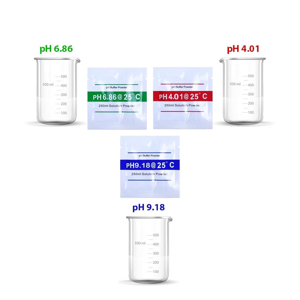True Sense Digital Ph Meter Accurate Range 0.00 to 14.00 With Calibration Buffer Powder, PH-03