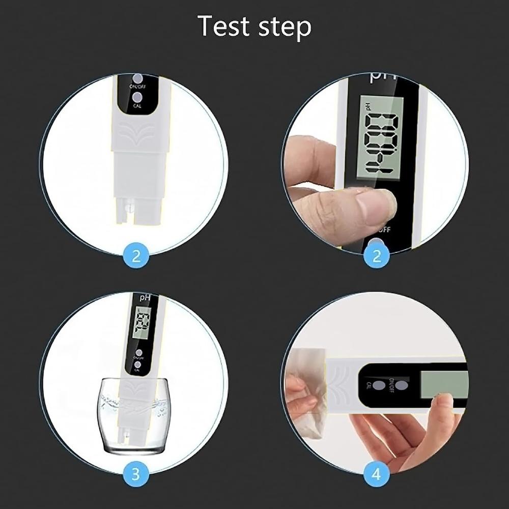 True Sense Digital Ph Meter Accurate Range 0.00 to 14.00 With Calibration Buffer Powder, PH-03