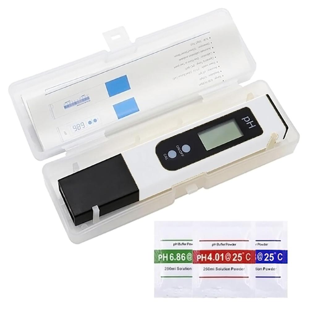 True Sense Digital Ph Meter Accurate Range 0.00 to 14.00 With Calibration Buffer Powder, PH-03