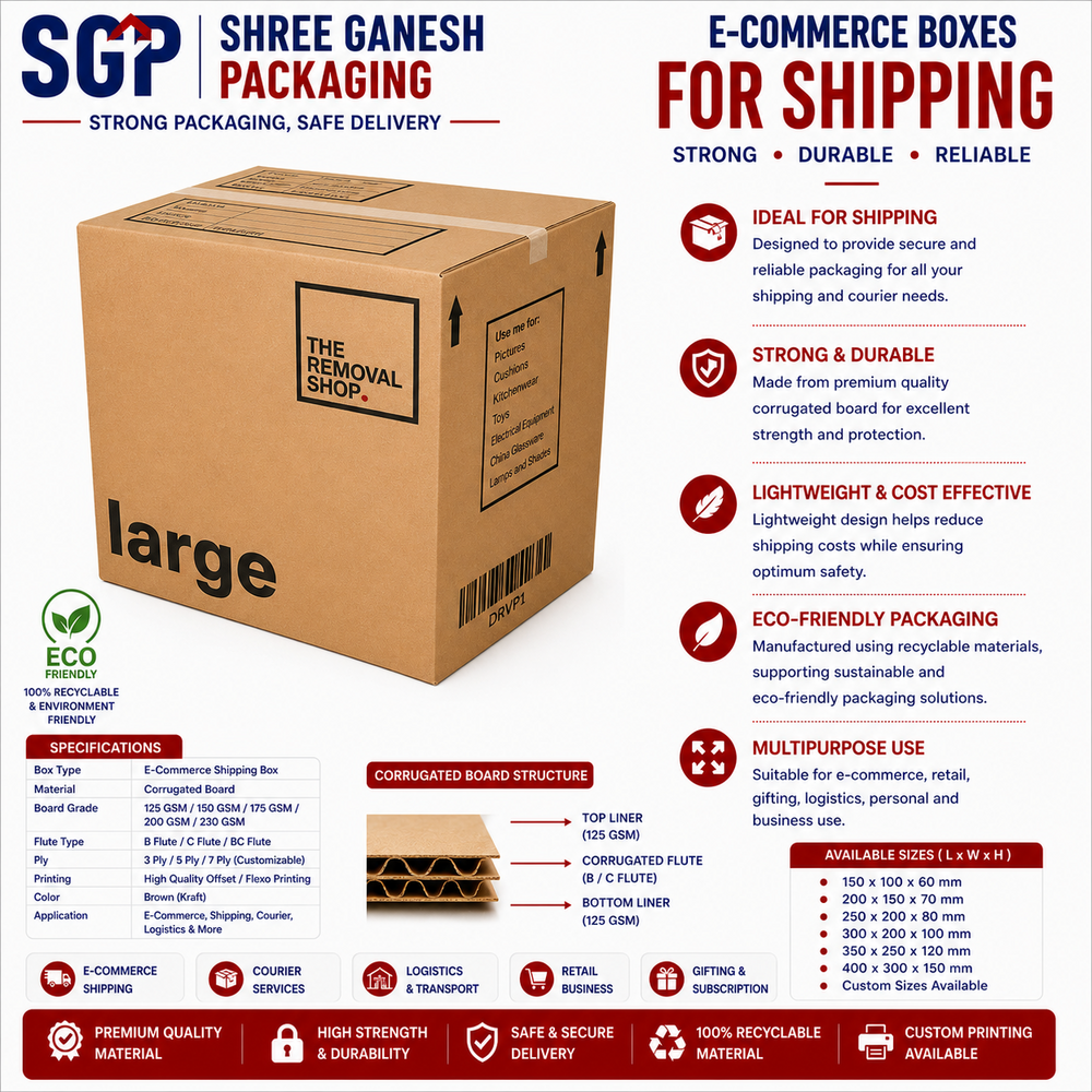 E Commeerce Boxes for Shipping