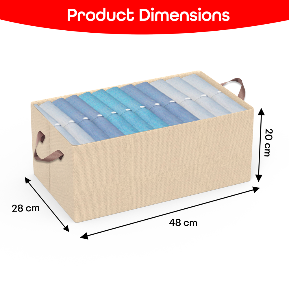 Prime Pick Foldable Cloth Organizer without Lid