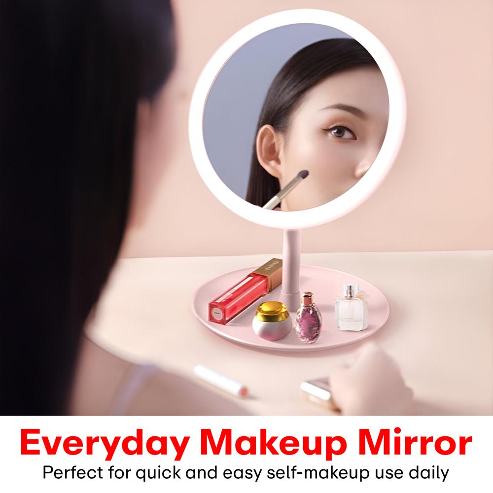 Prime Pick Non-LED Makeup Mirror  Pink