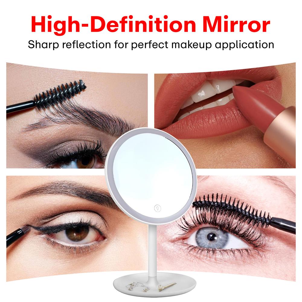 Prime Pick Non-LED Makeup Mirror  White