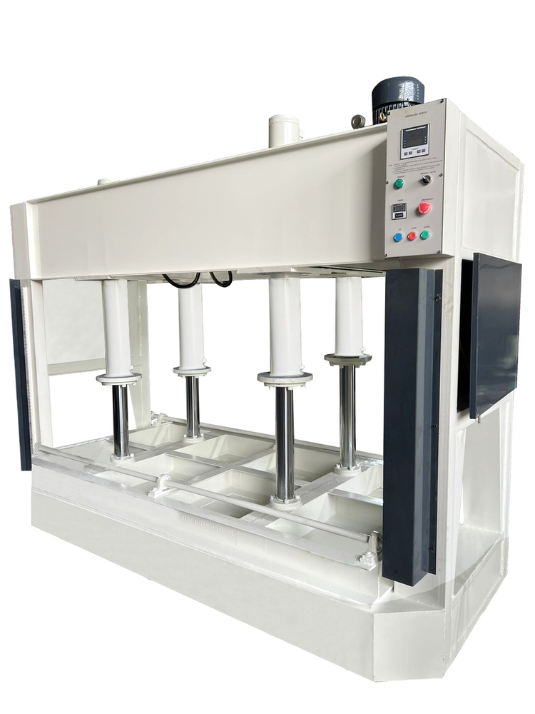 HYDRAULICALLY OPERATED SINGLE DAY LIGHT COLD PRESS MODEL KI-CP-100T [SIZE 10x4]