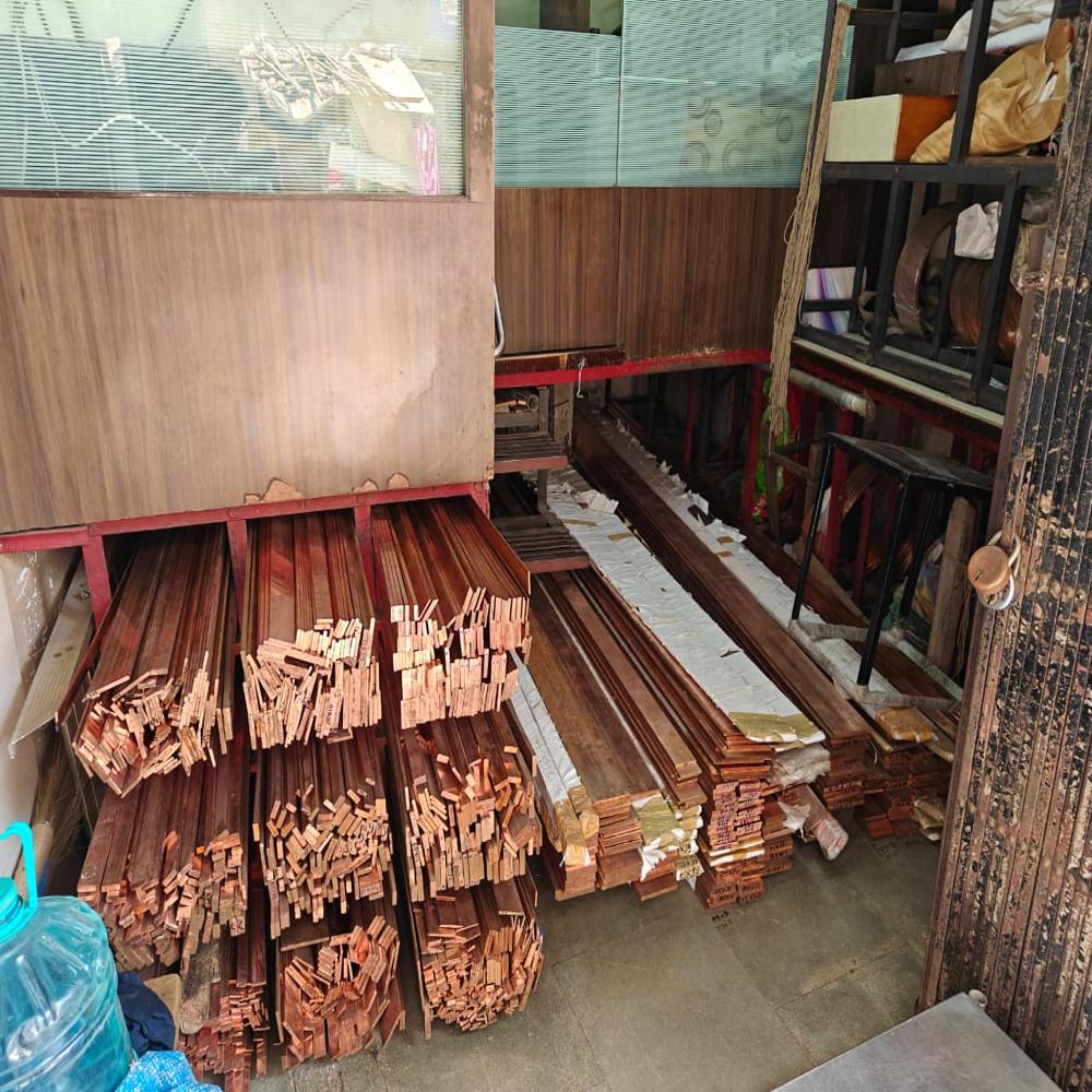 Industrial Copper Flat Bar 25x3 Mm - Color: Different Available