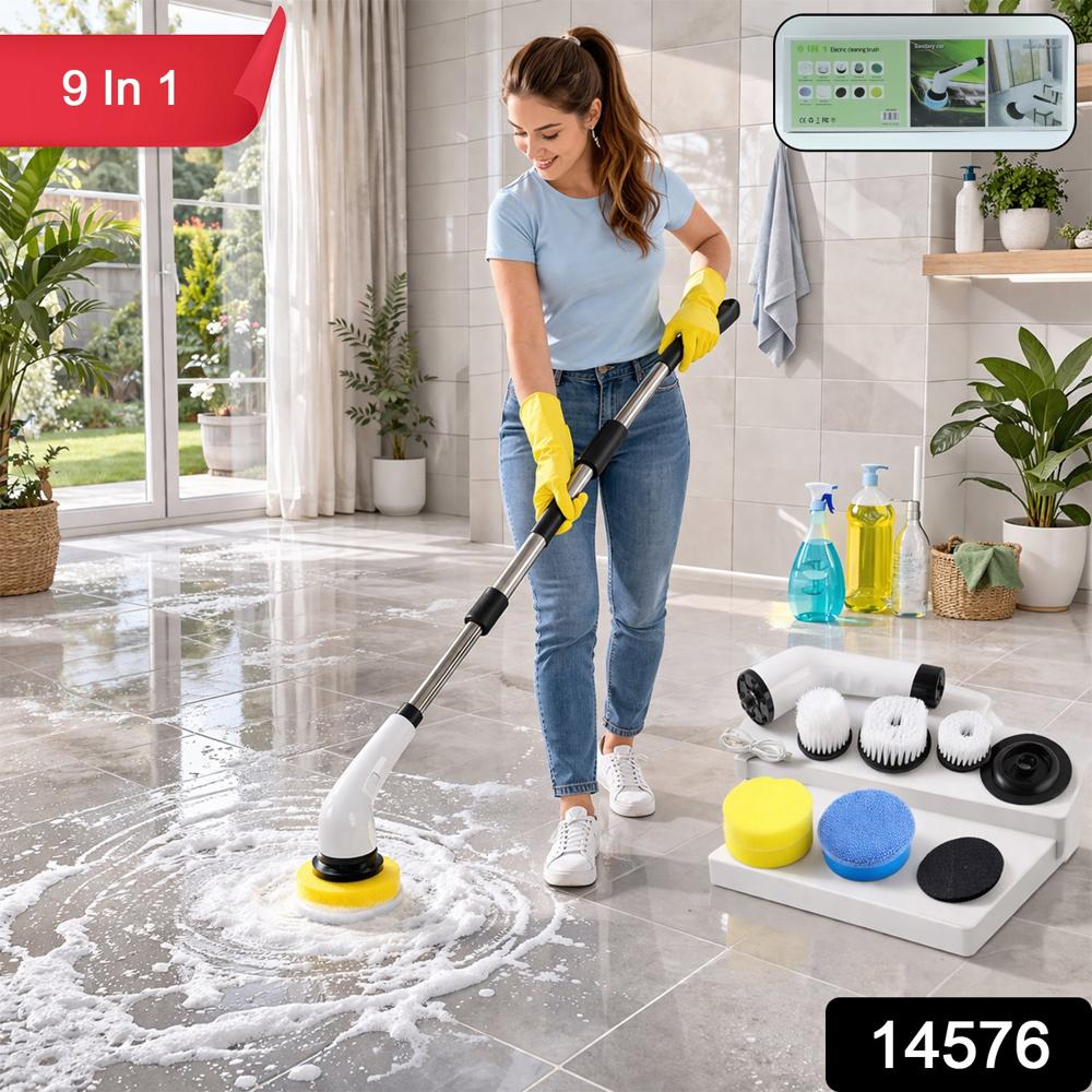 9 in 1 Electric Spin Scrubber (1 Set)