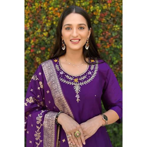 PURPLE KURTI 