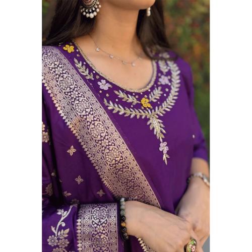 PURPLE KURTI 