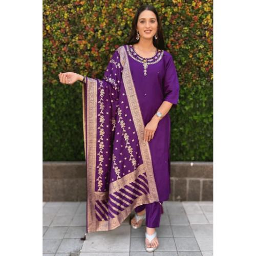 PURPLE KURTI 