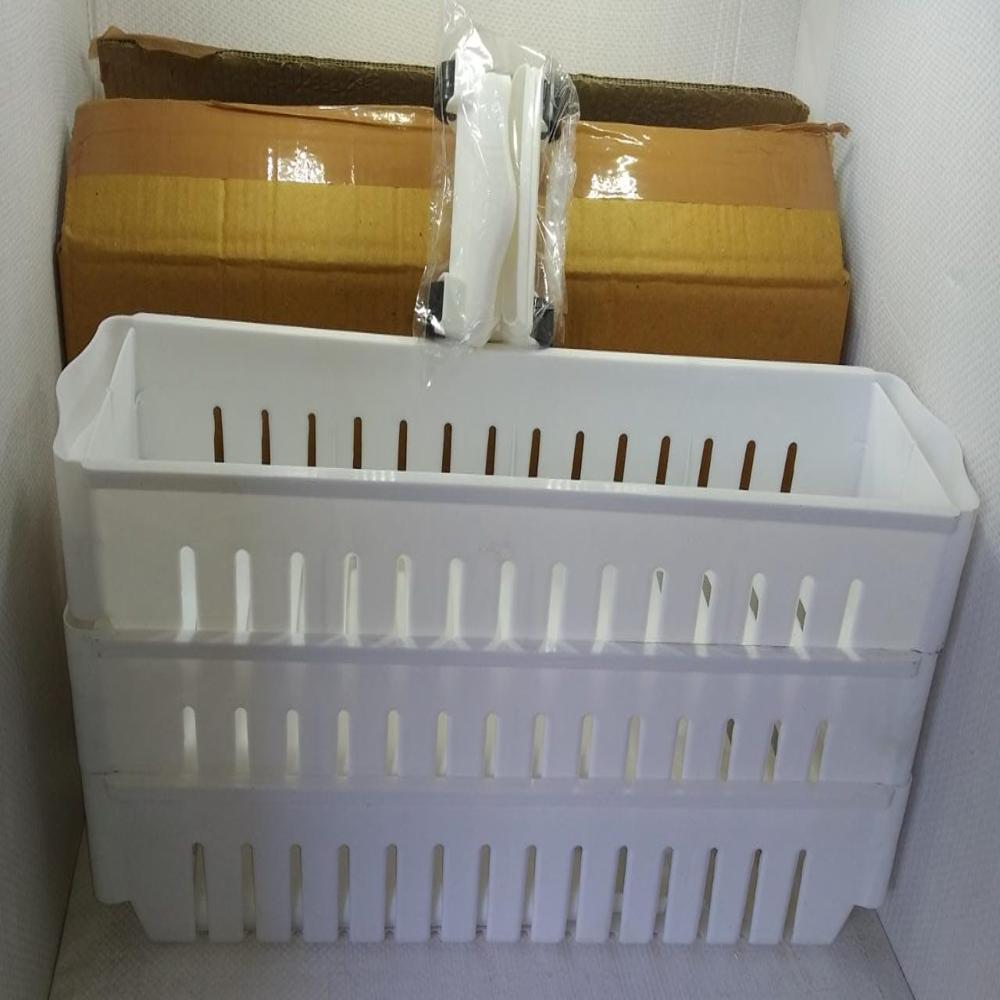 Multipurpose 3 Layer Slim Side Space Saving Storage Organizer Rack Shelf