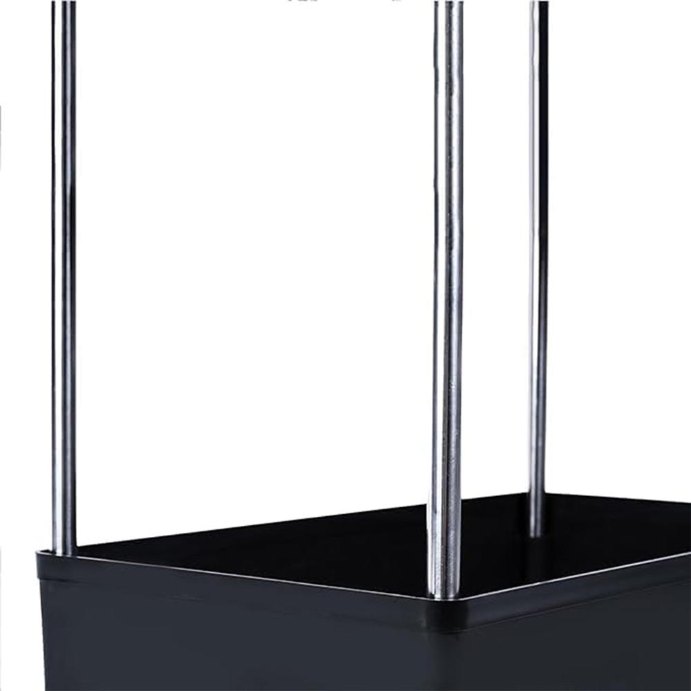 Movable Storage Rack Trolley - Color: Mix
