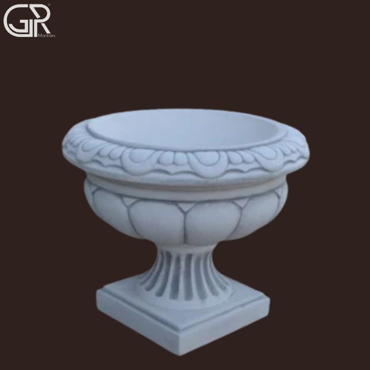 Marble Flower Pot