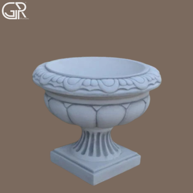 Marble Flower Pot