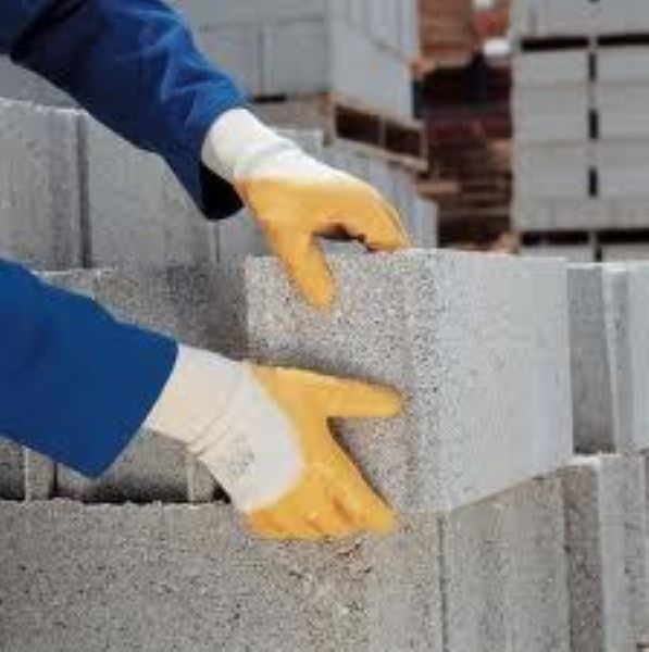 Working Protective Hand Gloves - Color: Red Black