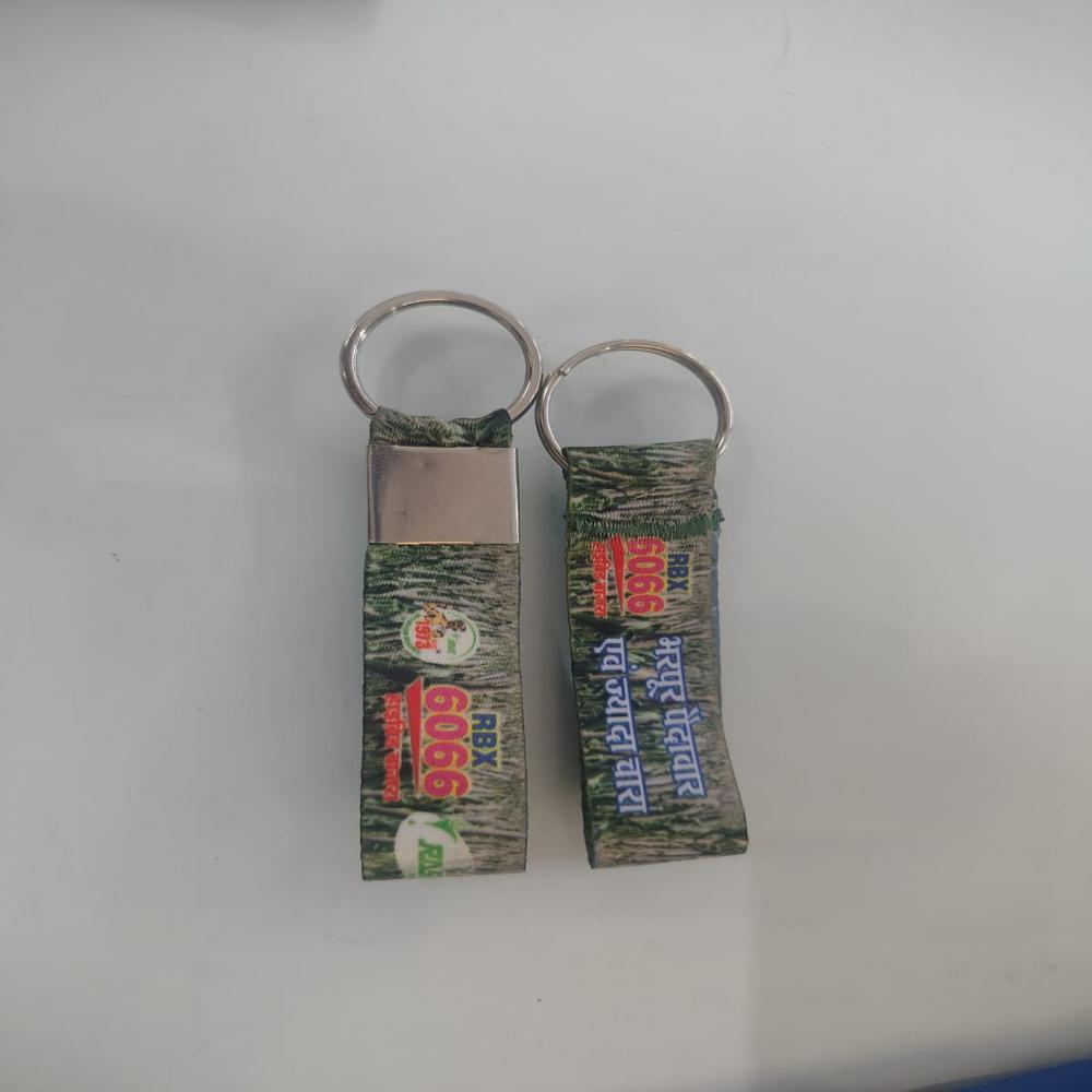 Customized Fabric Keychain - Color: Custamise