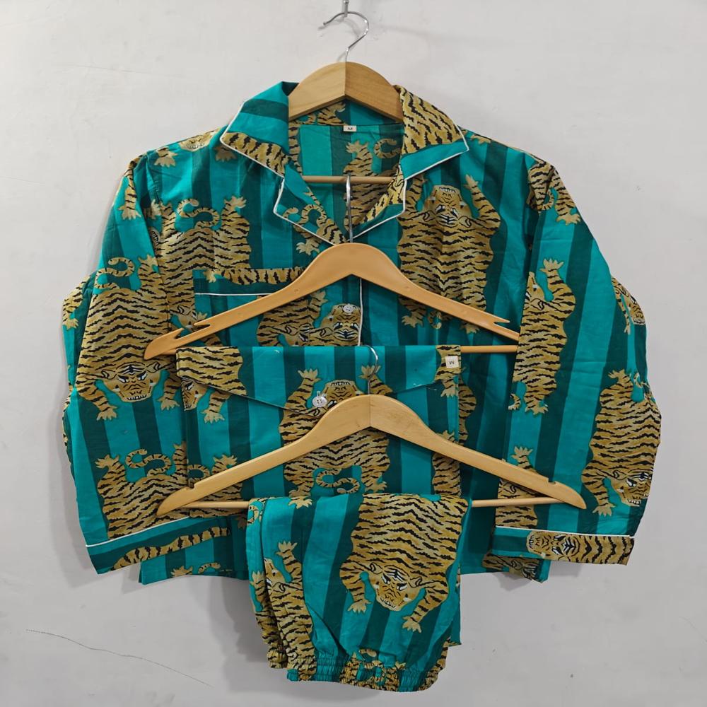 Cotton Printed Night Suits Pajams