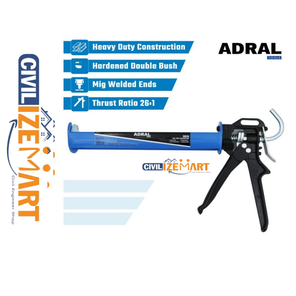 Nail-Free 9-Inch Caulking Gun