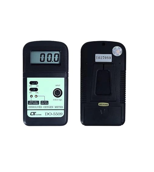 Lutron Dissolved Oxygen Meter Do-5509 - 131x70x25 Mm, Polarographic Probe | Manual Calibration, Auto Temperature Compensation, Portable