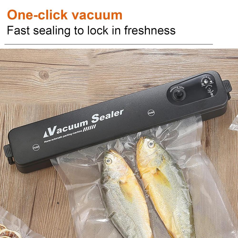 Vacuum Sealer Machine 10 Bags, Automatic Hands-free, Smart Food Preservation (1 Set) - Capacity: One Bag At A Time Pcs/hr