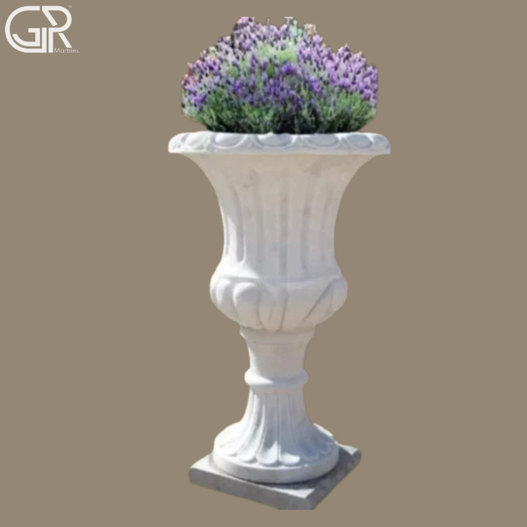 Marble Plant Pots