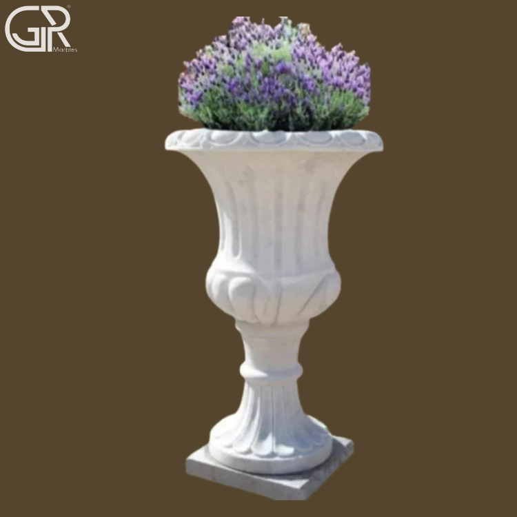 Marble Plant Pots